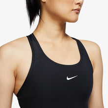 Load image into Gallery viewer, Nike Ladies&#39; Medium-Support 1-Piece Pad Swoosh Sports Bra in Black
