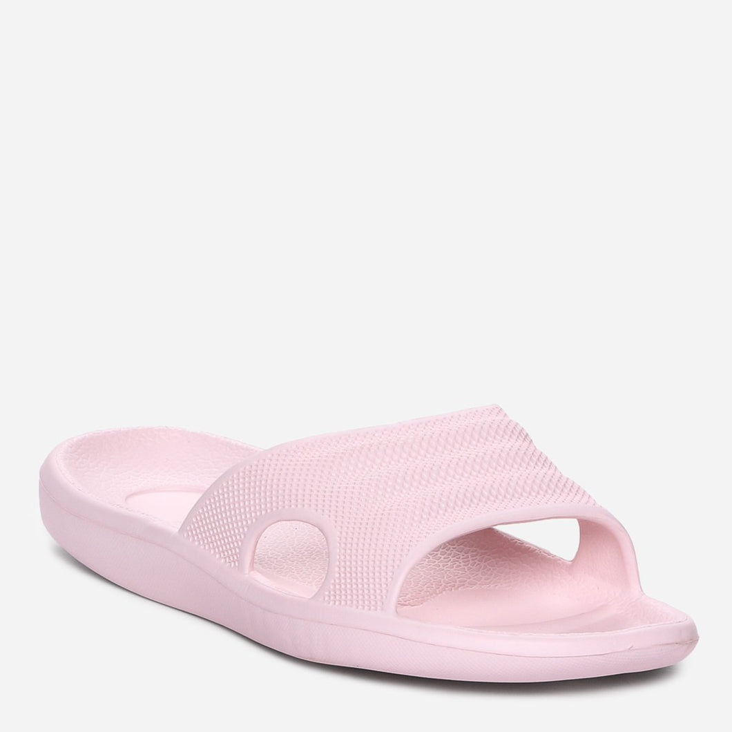 Cozzy Ladies' Beam One-Band Slides in Blush