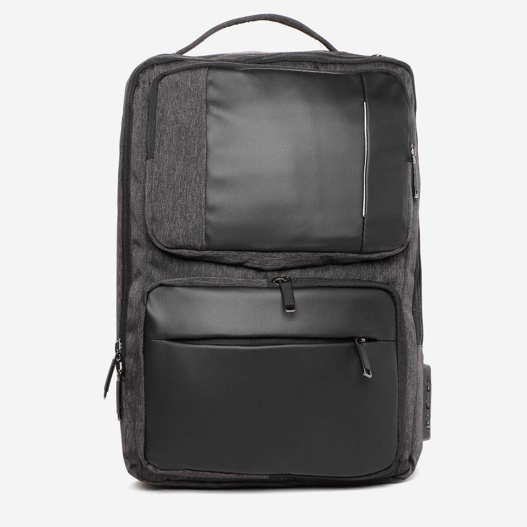 Travel Basic Clancy Corporate 2-Way Backpack in Black