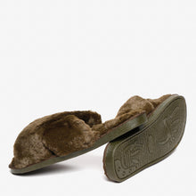 Load image into Gallery viewer, Cozzy Ladies&#39; Fria X-Band Bedroom Slippers in Olive
