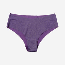 Load image into Gallery viewer, Gigi Amore Ladies&#39; Seamless Glitter V-Shape Panty in Purple
