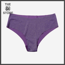 Load image into Gallery viewer, Gigi Amore Ladies&#39; Seamless Glitter V-Shape Panty in Purple
