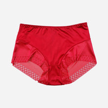 Load image into Gallery viewer, Gigi Amore Plus Size Ladies&#39; Mid-Waist Lace Panty in Maroon
