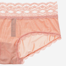 Load image into Gallery viewer, Gigi Amore Ladies&#39; Cotton Lace Bikini Panty in Old Rose
