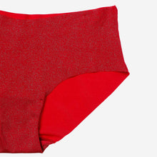 Load image into Gallery viewer, Gigi Amore Ladies&#39; Seamless Glitter Hipster Panty in Maroon
