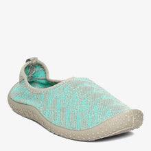 Load image into Gallery viewer, Kicks Ladies&#39; Aruba Patterned Knit Aqua Shoes in Gray and Mint
