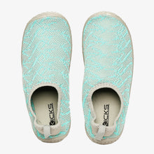 Load image into Gallery viewer, Kicks Ladies&#39; Aruba Patterned Knit Aqua Shoes in Gray and Mint
