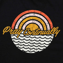 Load image into Gallery viewer, GTW Urban Girls Teens&#39; Pray Continually Graphic Tee in Navy Blue
