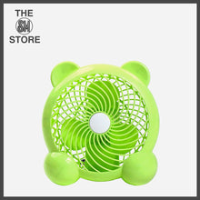 Load image into Gallery viewer, Baby Company Bear USB Fan - Neon Green
