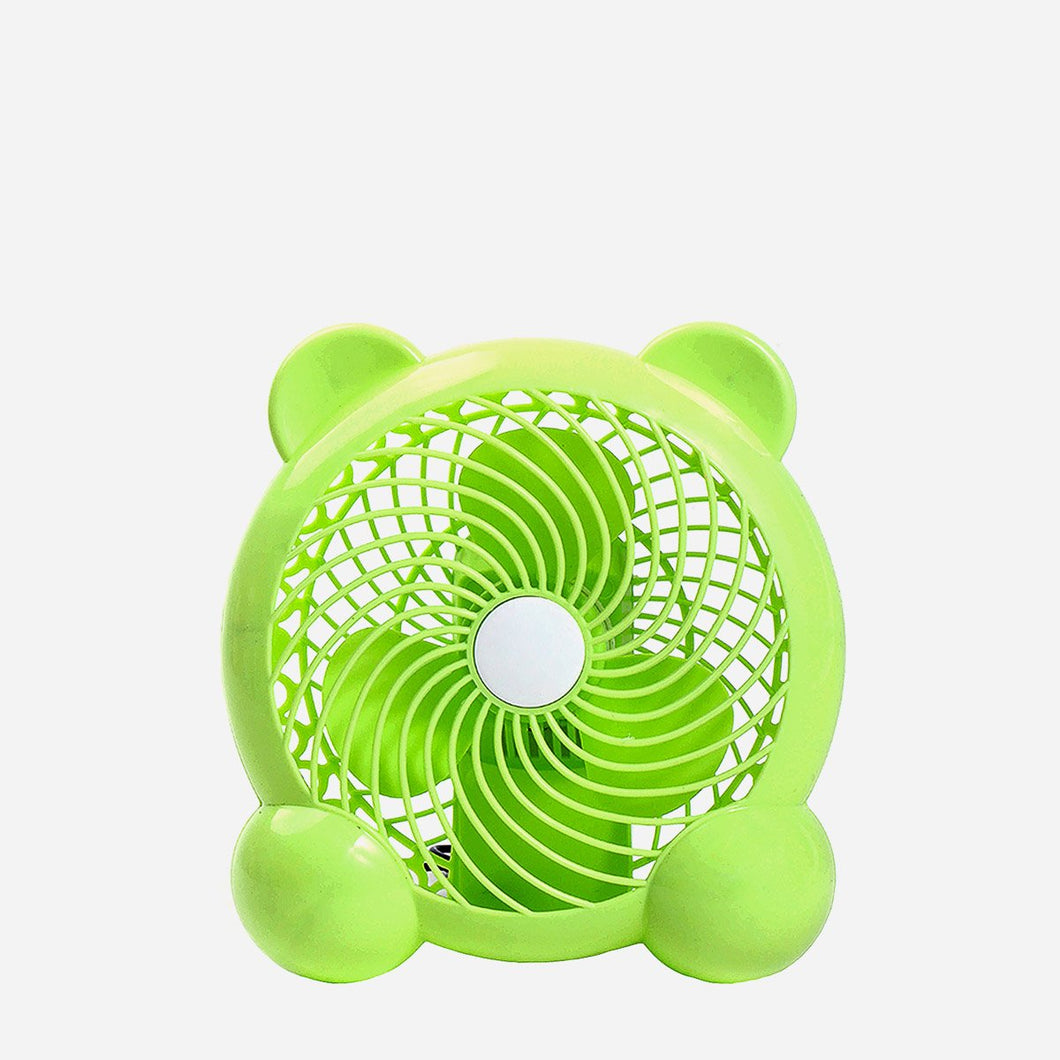 Baby Company Bear USB Fan - Neon Green