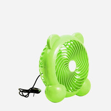 Load image into Gallery viewer, Baby Company Bear USB Fan - Neon Green
