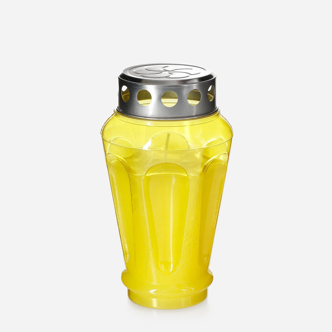 SM Home Big Lantern Smokeless Candle - Yellow