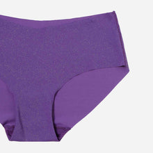 Load image into Gallery viewer, Gigi Amore Ladies&#39; Seamless Glitter Hipster Panty in Purple
