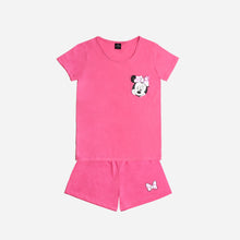 Load image into Gallery viewer, Disney Mickey Mouse Ladies&#39; Minnie Tee and Pajama Pants Set in Pink
