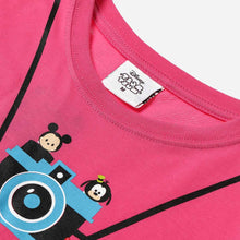 Load image into Gallery viewer, Disney Tsum Tsum Girls Teens&#39; Tsum Tsum Camera with Strap Graphic Tee in Pink
