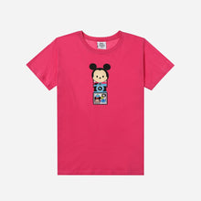 Load image into Gallery viewer, Disney Tsum Tsum Girls Teens&#39; Groupie Pic Graphic Tee in Pink
