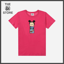 Load image into Gallery viewer, Disney Tsum Tsum Girls Teens&#39; Groupie Pic Graphic Tee in Pink
