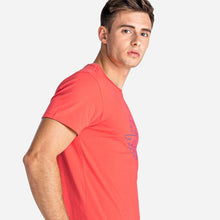 Load image into Gallery viewer, Dockers Men&#39;s Alpha Graphic Tee in Poppy Red
