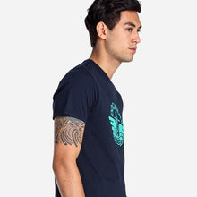 Load image into Gallery viewer, Dockers Men&#39;s Logo Graphic Tee in Sky Captain Blue
