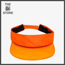 Load image into Gallery viewer, SM Accessories Ladies&#39; Neon Clear Brim Visor in Orange
