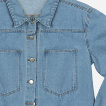 Load image into Gallery viewer, GTW Urban Girls Teen&#39;s Full Sleeve Jacket in Denim
