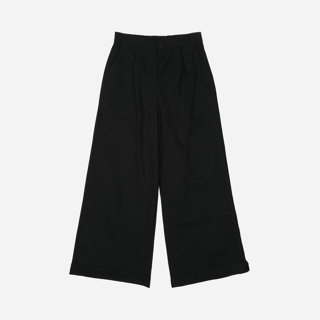 SM Woman Cotton Culottes in Black