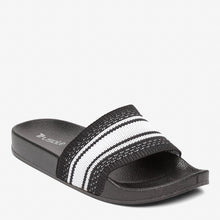 Load image into Gallery viewer, Trusole Ladies&#39; Harper Slides in Black
