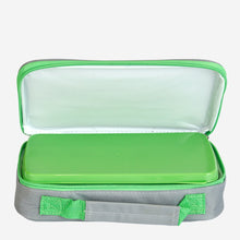 Load image into Gallery viewer, Cool Bento Lunch Box and Lunch Bag with Removable Ice Pack Set - Gray
