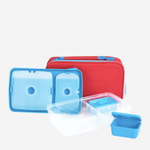 Load image into Gallery viewer, Cool Bento Lunch Box and Lunch Bag with Removable Ice Pack Set - Pink
