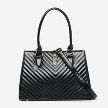 Load image into Gallery viewer, Venetia Ladies&#39; Vernah Handbag in Black
