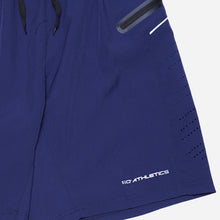 Load image into Gallery viewer, Bo Athletics Men&#39;s Reflectorized Running Shorts in Navy Blue
