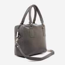 Load image into Gallery viewer, Parisian Ladies&#39; Wendy Handbag with Detachable Crossbody Strap in Gray
