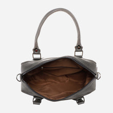 Load image into Gallery viewer, Parisian Ladies&#39; Wendy Handbag with Detachable Crossbody Strap in Gray
