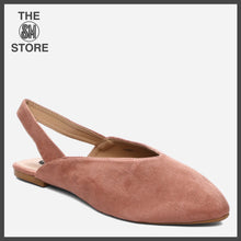 Load image into Gallery viewer, Solemate Ladies&#39; Cindy Slingback Flats in Blush
