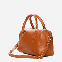 Load image into Gallery viewer, Parisian Ladies&#39; Wizzle Handbag with Detachable Crossbody Strap in Tan
