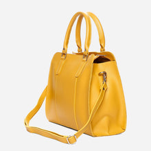 Load image into Gallery viewer, Parisian Ladies&#39; Wazzle Handbag with Detachable Crossbody Strap in Mustard
