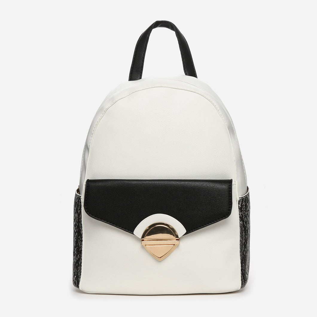 Parisian Ladies' Cristina Backpack in White