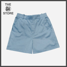 Load image into Gallery viewer, SM Woman High Waist Twill Shorts in Light Blue
