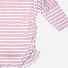 Load image into Gallery viewer, SM Woman Maternal Striped 3/4 Dolman Top in Pink
