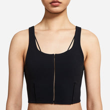 Load image into Gallery viewer, Nike Ladies&#39; Yoga Luxe Cropped Tank Top in Black
