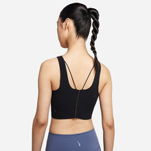 Load image into Gallery viewer, Nike Ladies&#39; Yoga Luxe Cropped Tank Top in Black
