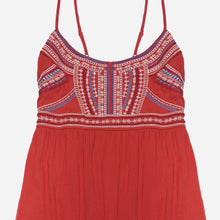 Load image into Gallery viewer, Coco Cabana Ladies&#39; Bohemian Dress in Red
