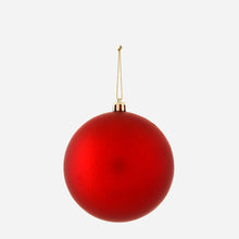 Load image into Gallery viewer, Great Home 4-Pack Matte Christmas Balls 100mm - Red
