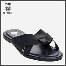 Load image into Gallery viewer, Solemate Ladies&#39; Wendy Sandals in Navy Blue
