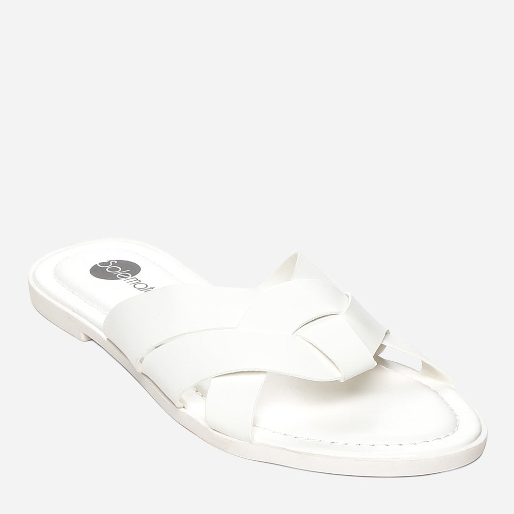 Solemate Ladies' Wendy Sandals in White