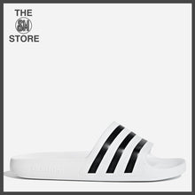 Load image into Gallery viewer, Adidas Men&#39;s Adilette Aqua Swim Slides in White and Black
