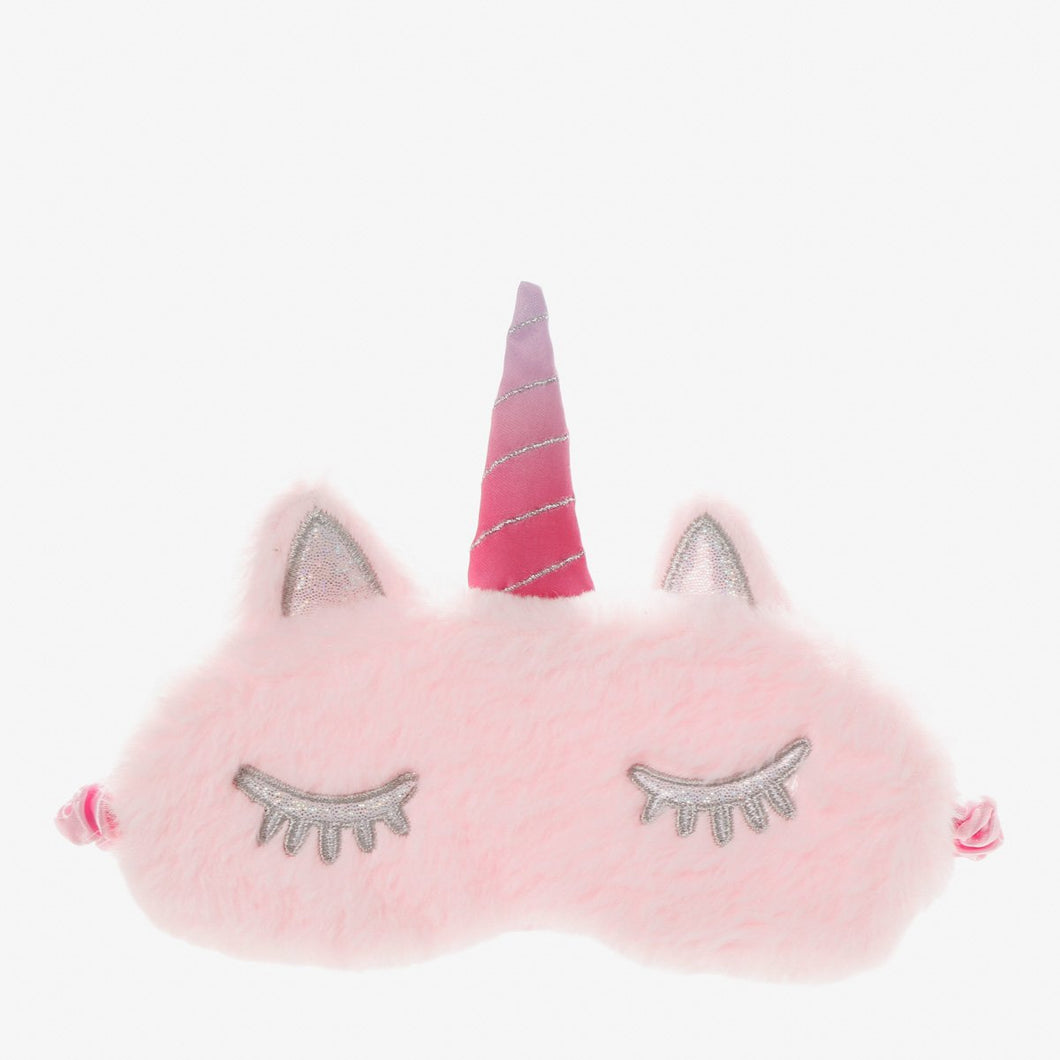 SM Stationery Unicorn Plush Eye Mask - Pink