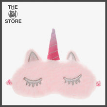 Load image into Gallery viewer, SM Stationery Unicorn Plush Eye Mask - Pink
