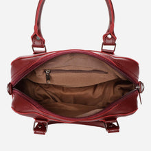 Load image into Gallery viewer, Parisian Ladies&#39; Wendy Handbag with Detachable Crossbody Strap in Maroon
