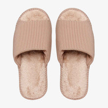 Load image into Gallery viewer, Cozzy Ladies&#39; Brielle One-Band Bedroom Slippers in Beige
